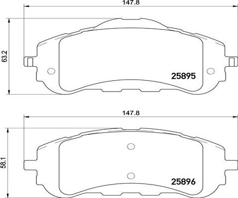 Kaishin FK20256 - Тормозные колодки, дисковые, комплект autospares.lv