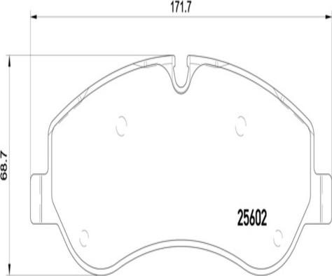 Kaishin FK20206 - Тормозные колодки, дисковые, комплект autospares.lv