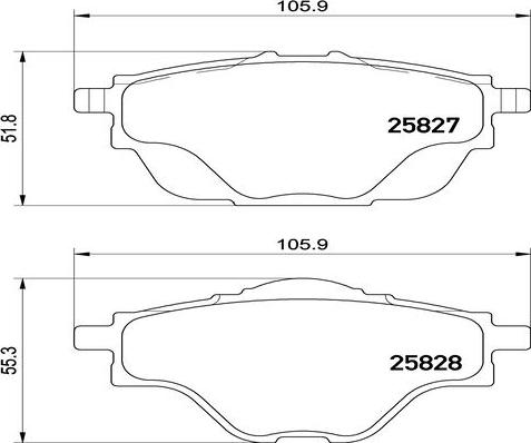 Kaishin FK20282 - Тормозные колодки, дисковые, комплект autospares.lv