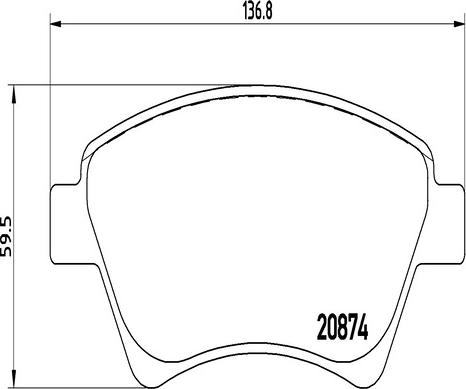 Kaishin FK20222 - Тормозные колодки, дисковые, комплект autospares.lv