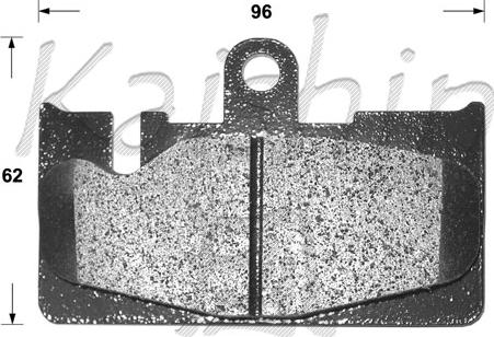 Kaishin FK2213 - Тормозные колодки, дисковые, комплект autospares.lv