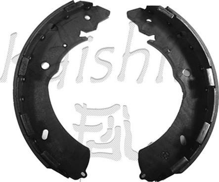 Kaishin K6741 - Комплект тормозных колодок, барабанные autospares.lv