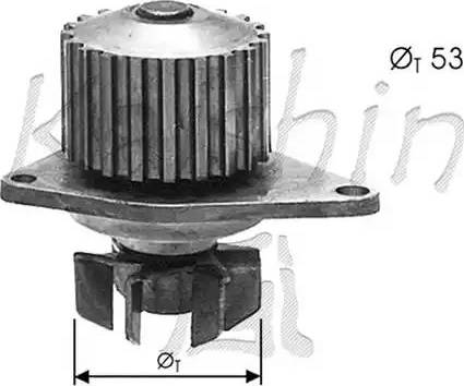 Kaishin WPK344 - Водяной насос autospares.lv