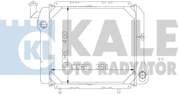 KALE OTO RADYATÖR 167299 - Радиатор, охлаждение двигателя autospares.lv