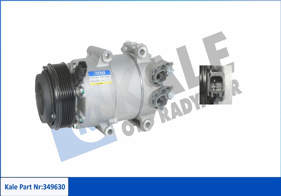 KALE OTO RADYATÖR 349630 - Компрессор кондиционера autospares.lv