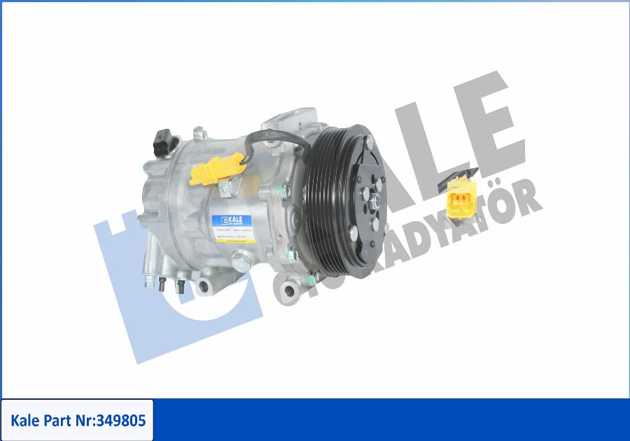 KALE OTO RADYATÖR 349805 - Компрессор кондиционера autospares.lv