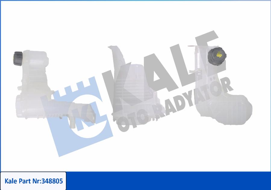 KALE OTO RADYATÖR 348805 - Компенсационный бак, охлаждающая жидкость autospares.lv