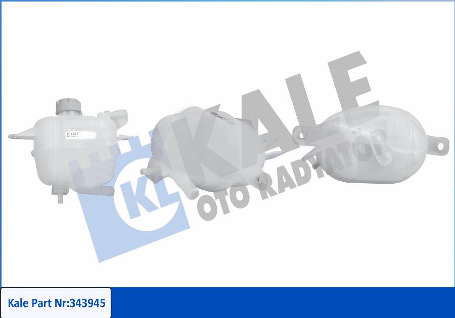 KALE OTO RADYATÖR 343945 - Компенсационный бак, охлаждающая жидкость autospares.lv