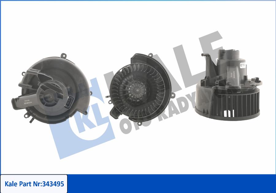 KALE OTO RADYATÖR 343495 - Электродвигатель, вентиляция салона autospares.lv