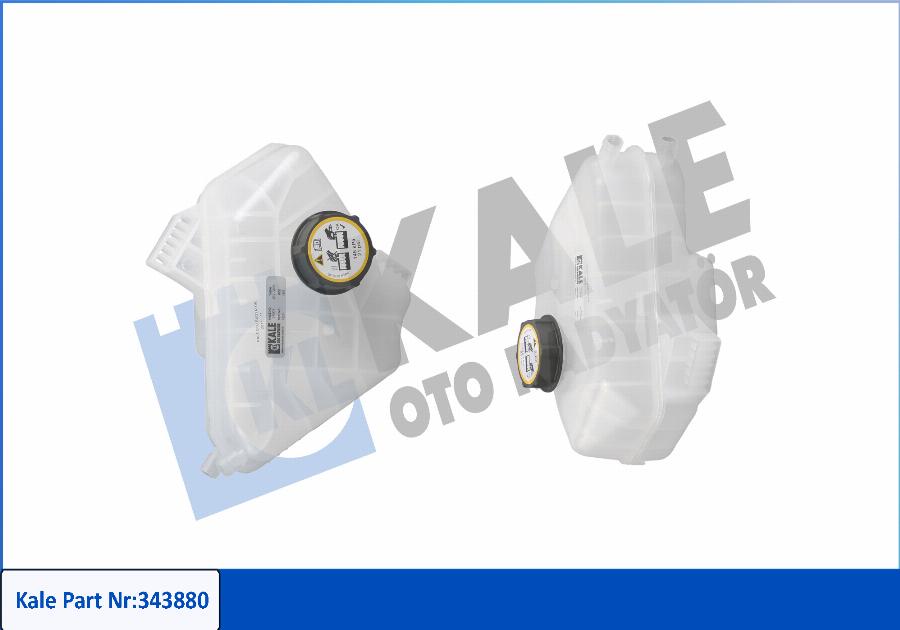 KALE OTO RADYATÖR 343880 - Компенсационный бак, охлаждающая жидкость autospares.lv