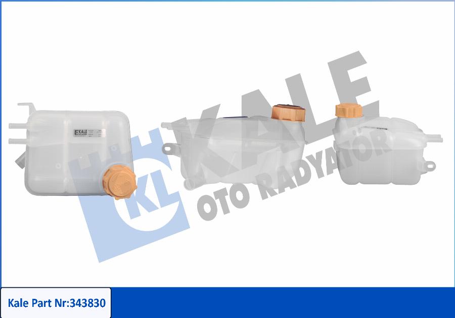 KALE OTO RADYATÖR 343830 - Компенсационный бак, охлаждающая жидкость autospares.lv