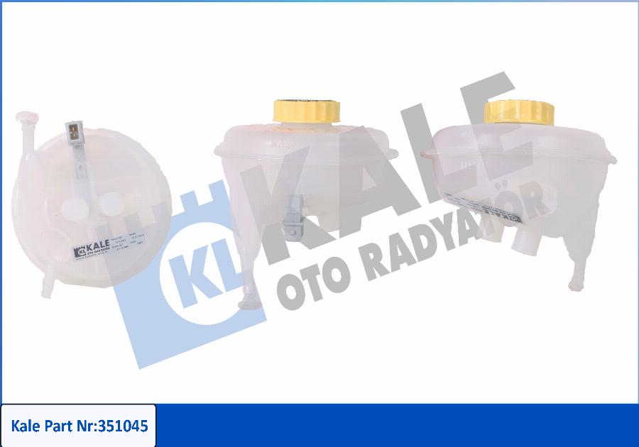 KALE OTO RADYATÖR 351045 - Компенсационный бак, гидравлического масла усилителя руля autospares.lv