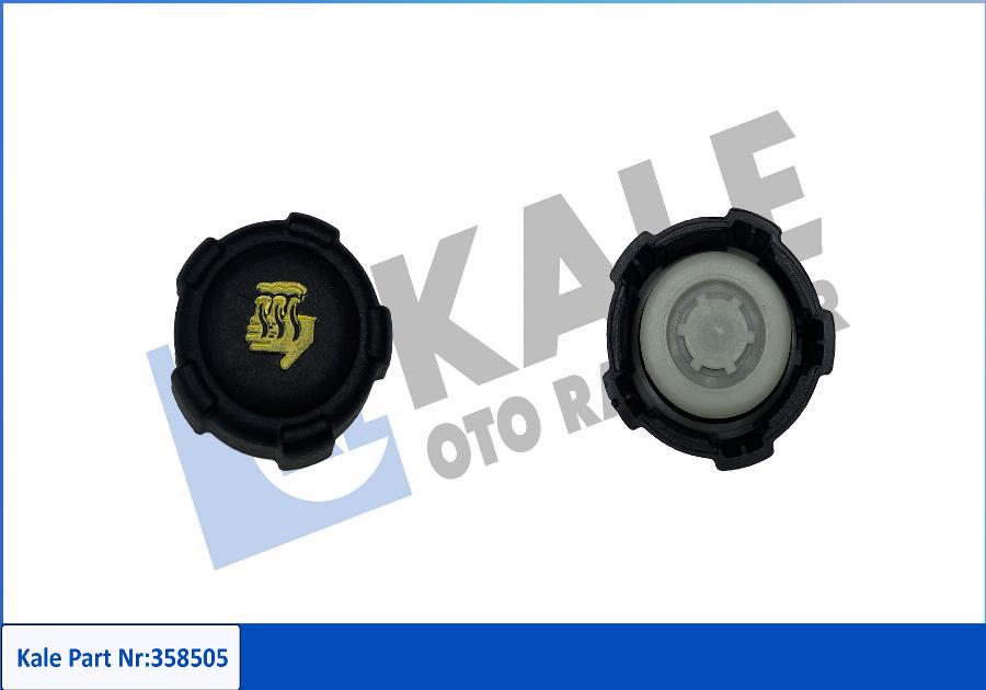 KALE OTO RADYATÖR 358505 - Крышка, резервуар охлаждающей жидкости autospares.lv