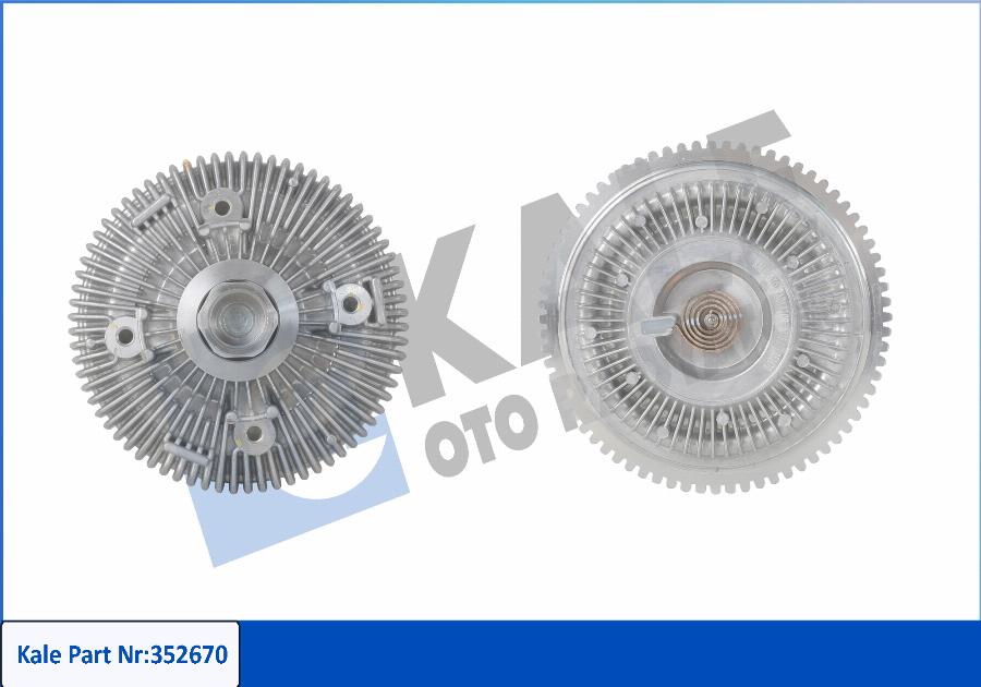 KALE OTO RADYATÖR 352670 - Сцепление, вентилятор радиатора autospares.lv