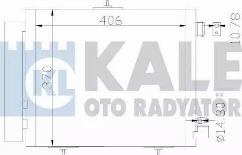 KALE OTO RADYATÖR 377400 - Конденсатор кондиционера autospares.lv