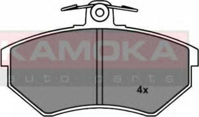Kamoka 1011550BQ - Тормозные колодки, дисковые, комплект autospares.lv