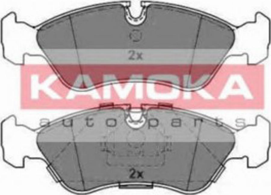 Kamoka 1011168 - Тормозные колодки, дисковые, комплект autospares.lv