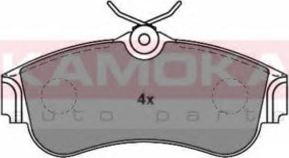 Kamoka 1011208 - Тормозные колодки, дисковые, комплект autospares.lv