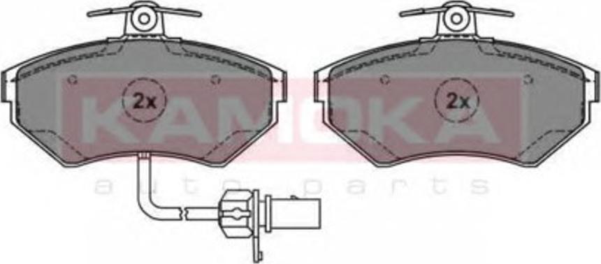 Kamoka 1012902 - Тормозные колодки, дисковые, комплект autospares.lv