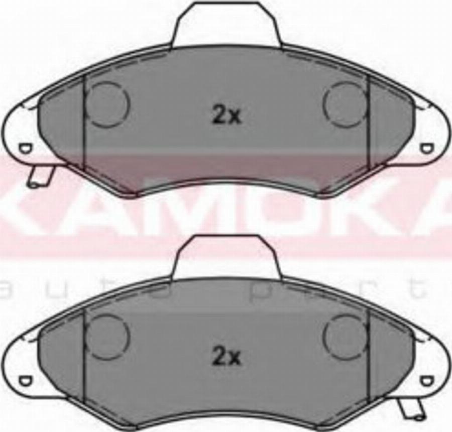 Kamoka 1012552 - Тормозные колодки, дисковые, комплект autospares.lv