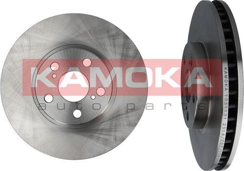 Kamoka 1031131 - Тормозной диск autospares.lv