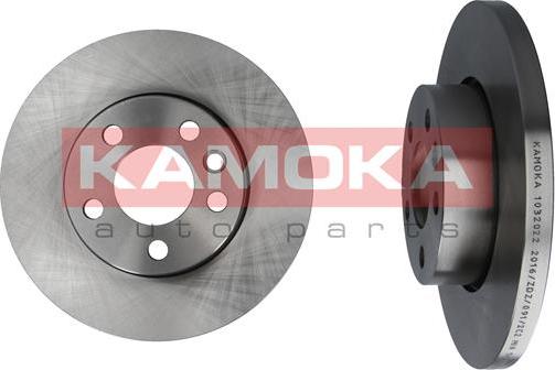 Kamoka 1032022 - Тормозной диск autospares.lv