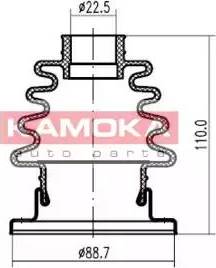 Kamoka 1148010 - Пыльник, приводной вал autospares.lv