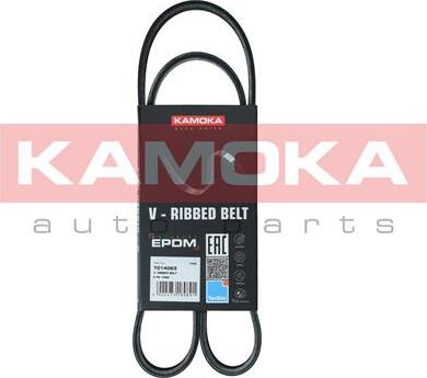 Kamoka 7014063 - Поликлиновой ремень autospares.lv