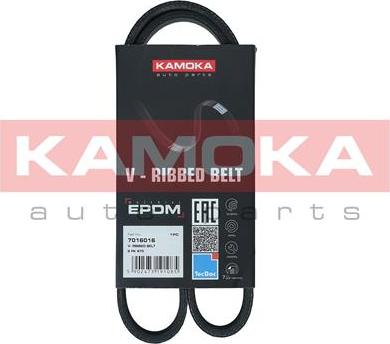 Kamoka 7016016 - Поликлиновой ремень autospares.lv