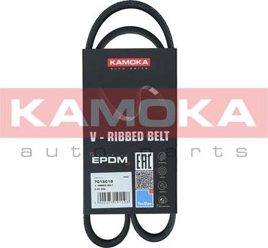 Kamoka 7016018 - Поликлиновой ремень autospares.lv