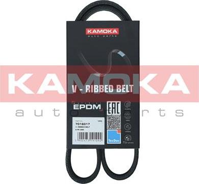 Kamoka 7016017 - Поликлиновой ремень autospares.lv