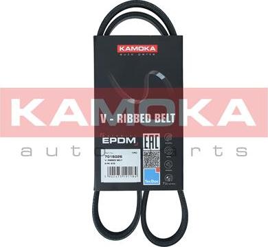 Kamoka 7016026 - Поликлиновой ремень autospares.lv