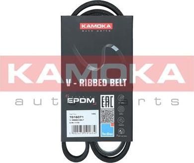 Kamoka 7016071 - Поликлиновой ремень autospares.lv