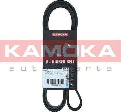 Kamoka 7016142 - Поликлиновой ремень autospares.lv