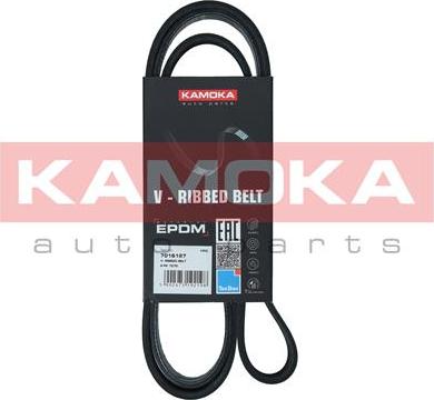 Kamoka 7016127 - Поликлиновой ремень autospares.lv