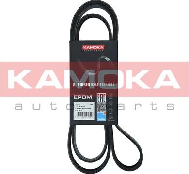 Kamoka 7016178 - Поликлиновой ремень autospares.lv