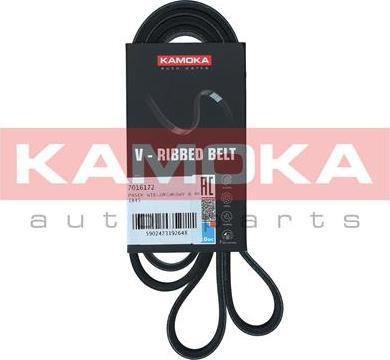Kamoka 7016172 - Поликлиновой ремень autospares.lv