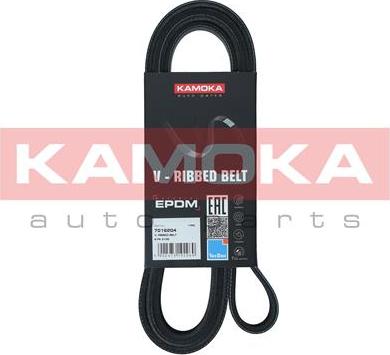 Kamoka 7016204 - Поликлиновой ремень autospares.lv