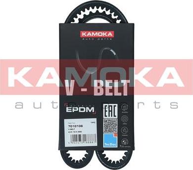 Kamoka 7010106 - Клиновой ремень, поперечные рёбра autospares.lv