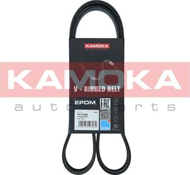 Kamoka 7017006 - Поликлиновой ремень autospares.lv