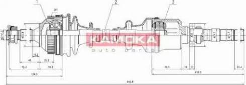 Kamoka CT1138925A - Приводной вал autospares.lv