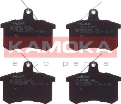 Kamoka JQ101444 - Тормозные колодки, дисковые, комплект autospares.lv