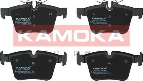 Kamoka JQ101441 - Тормозные колодки, дисковые, комплект autospares.lv