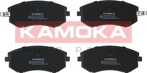 Kamoka JQ101460 - Тормозные колодки, дисковые, комплект autospares.lv