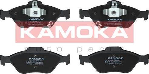 Kamoka JQ101467 - Тормозные колодки, дисковые, комплект autospares.lv