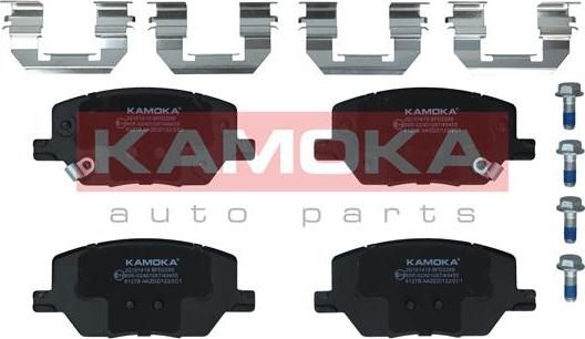 Kamoka JQ101419 - Тормозные колодки, дисковые, комплект autospares.lv