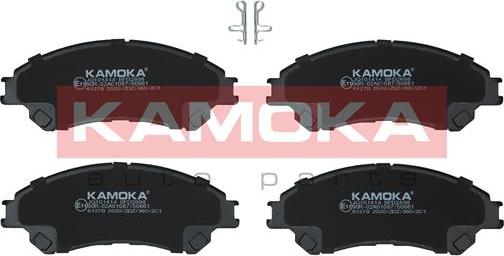 Kamoka JQ101414 - Тормозные колодки, дисковые, комплект autospares.lv