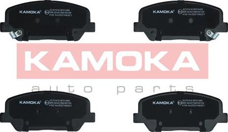 Kamoka JQ101410 - Тормозные колодки, дисковые, комплект autospares.lv