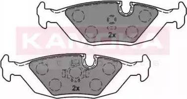 Kamoka JQ101592 - Тормозные колодки, дисковые, комплект autospares.lv