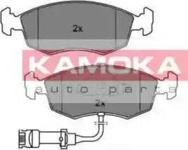 Kamoka JQ101552 - Тормозные колодки, дисковые, комплект autospares.lv